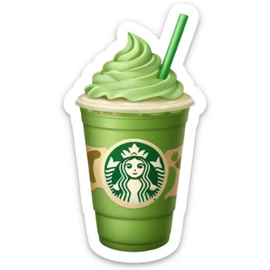 Frappuccino Matcha Boba  sticker