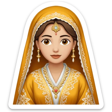 Robe mariage roi Mohammed VI sticker