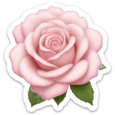 light pink rose light pink rose sticker