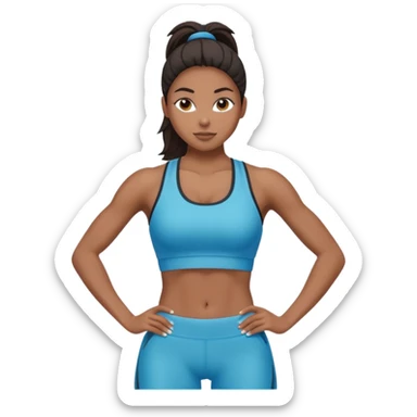 fitness woman sticker