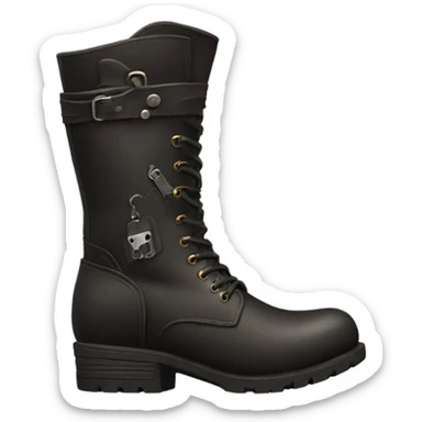 Biker boots sticker