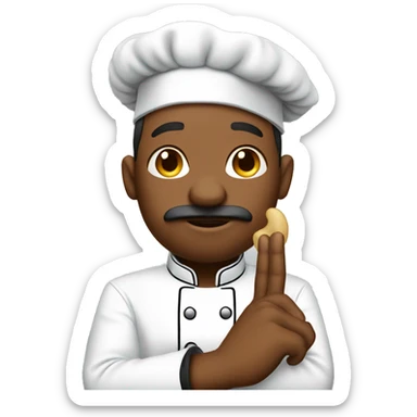 Chef kissing fingers  sticker