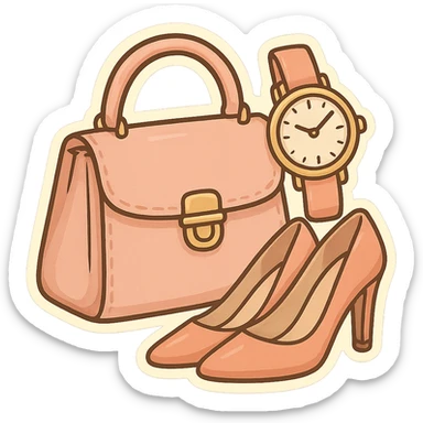 Women’s luxury Handbags, women’s watches and women’s shoes  sticker