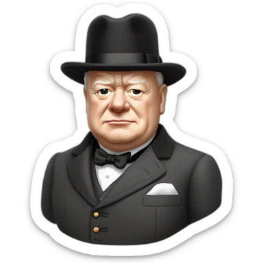 Winston Churchill sticker