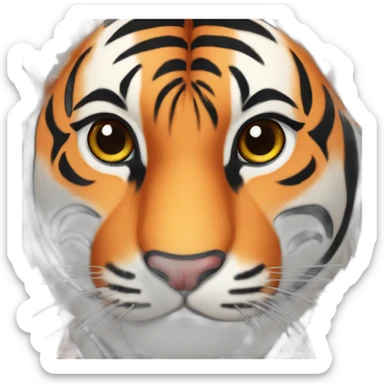 Bengal tiger sticker