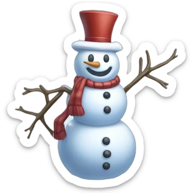 Snowman Statue Epic Mystery Legendary NewYear Pokemon Snowfall Snowballs sticker
