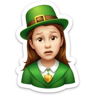 Sad Leprechaun sticker