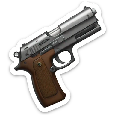 pistol with a extended mag sticker