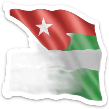 Somaliland flag green,white and red sticker