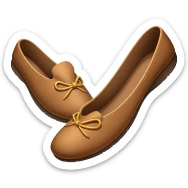 a hand throwing a slipper sticker