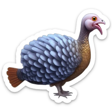 Turkey vulturefish. sticker