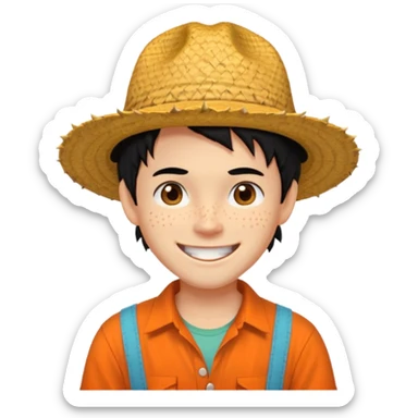 Ace from one piece sticker