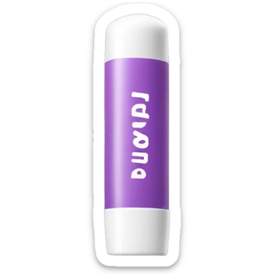 lip balm with label sticker