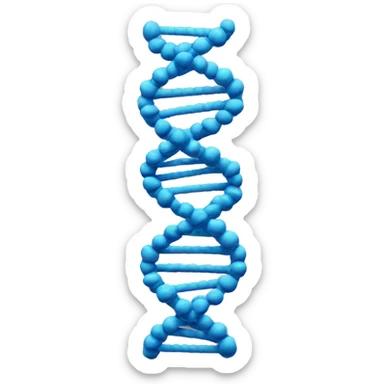 dna double helix sticker