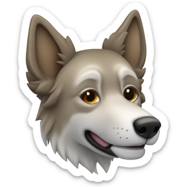 haz un lobo pequeño que se vea tierno. parado en 2 patas. y que transmita honestidad, comunicación, liderazgo, confianza, éxito, inteligencia y felicidad
tienes que usar los siguientes colores:
#128F83
#594F4C
#97BE13
#8AB673
#908E93
#FFFFFF sticker