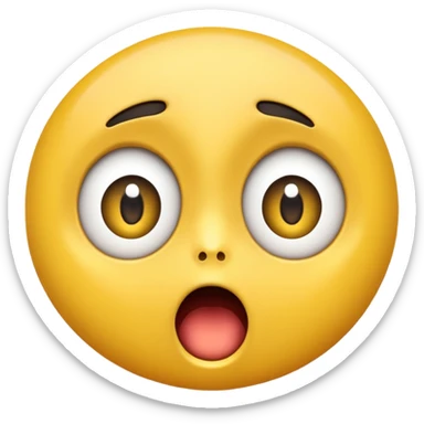 surprised emoji
 sticker