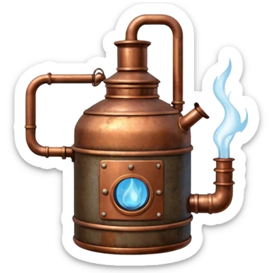 moonshine still sticker