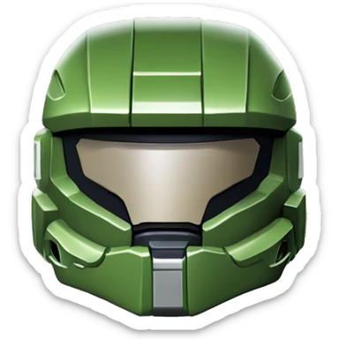 master chief helmet sticker