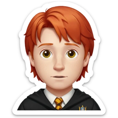 Ron Weasley from Harry Potter sticker