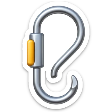 climbing hook sticker