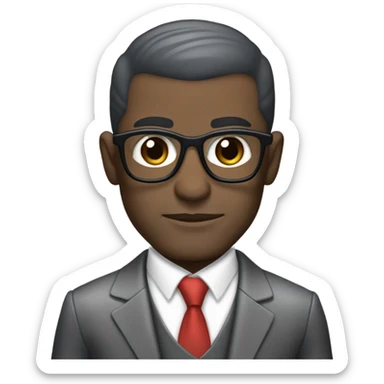 deon sanders with small round face and suit and glasses and buzz cut and small eyes and over 50 small gray bearded receding hairline and small black eyes and wrinkled forehead sticker