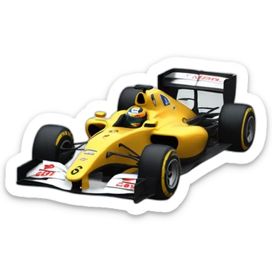 Formula 1 Renault car sticker