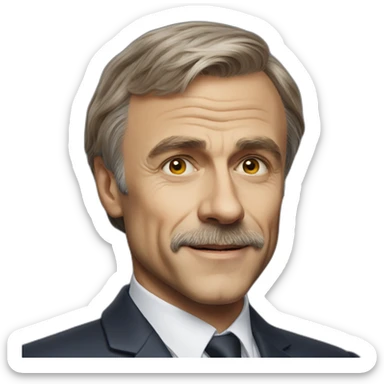 Christoph Waltz sticker