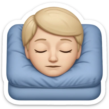 sleeping memoji sticker