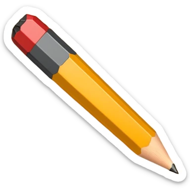 pencil sticker