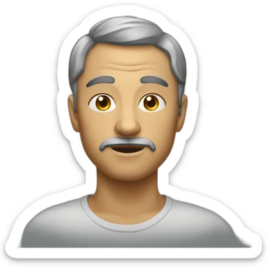 Personne qui a mal au ventre sticker