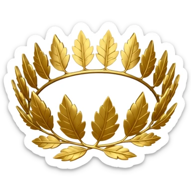Roman Laurel Crown sticker