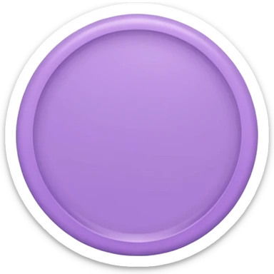 Light purple circle sticker