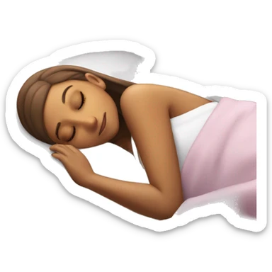 Ariana Grande sleeping sticker