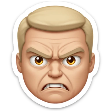 i am very angry sticker