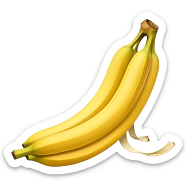 banana peel on floor sticker