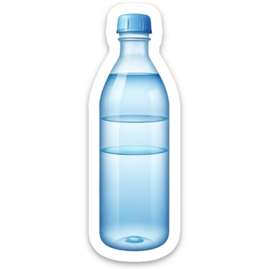 bottle of water upside down sticker