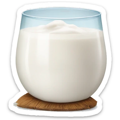 Coconut milk sticker