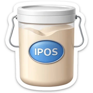 pot of protein powder sticker