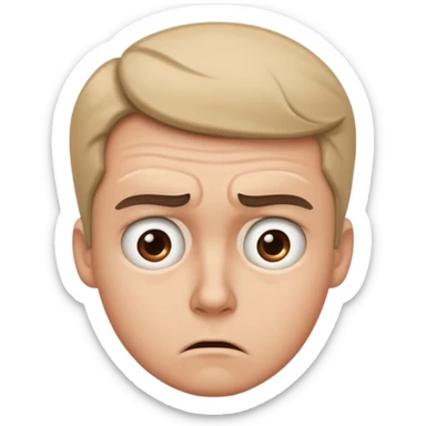 more confused sticker