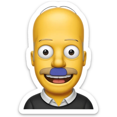 Homer Simpson emoji sticker