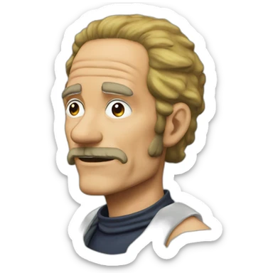 Milton schorr one piece don krieg sticker