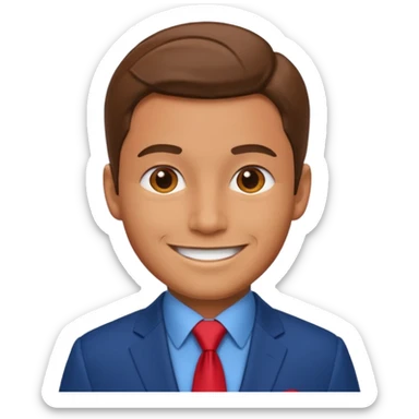 Everyone thought he had won at life. sticker