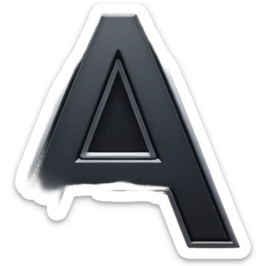 Create a suppercool  letter “A” font for discord emoji nitro sticker