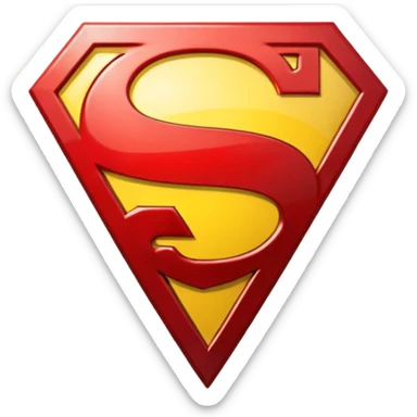 superman symbol sticker
