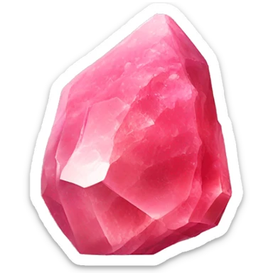 Rhodochrosite crystal sticker