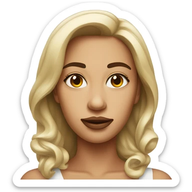 Sultry side eye with a smirk sticker