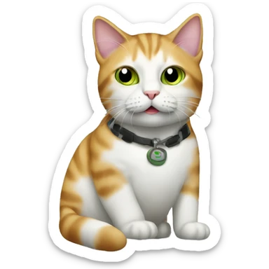 Cat with a reefer sticker