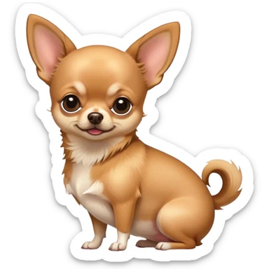 Un chihuahua embarazada  sticker