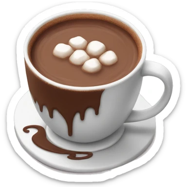 Hot chocolate sticker
