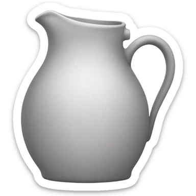 Empty jug sticker
